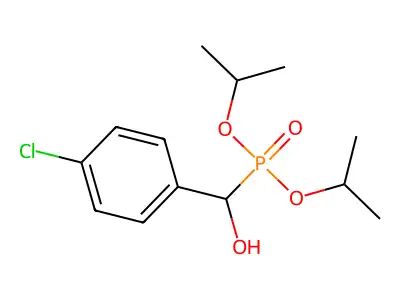 (4-Chlorophenyl)-di(propan-2-yloxy)phosphorylmethanol structure