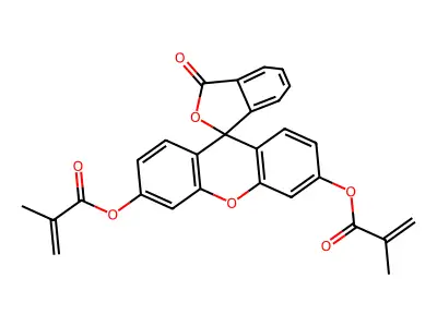 fluorescein dimethacrylate structure