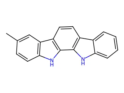 3-Methyl-11,12-dihydroindolo[2,3-a]carbazole structure