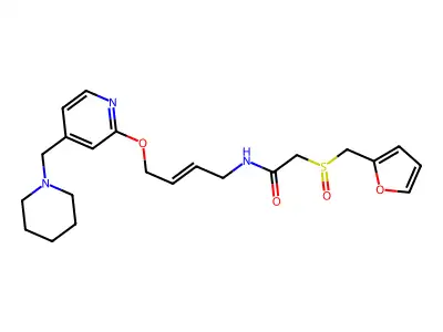 rac trans-Lafutidine structure