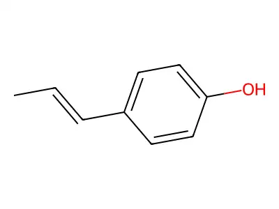 4-Propenylphenol, (E)- structure