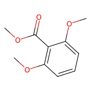 Benzoic acid, 2,6-dimethoxy-, methyl ester structure