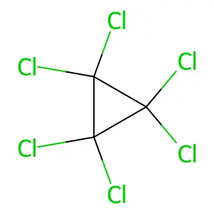 Hexachlorocyclopropane structure