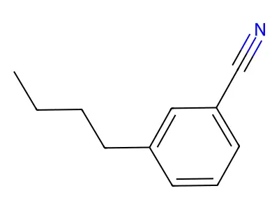 3-叔丁基苯甲腈 structure