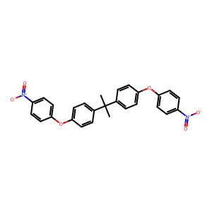 Benzene, 1,1'-(1-methylethylidene)bis[4-(4-nitrophenoxy)- structure