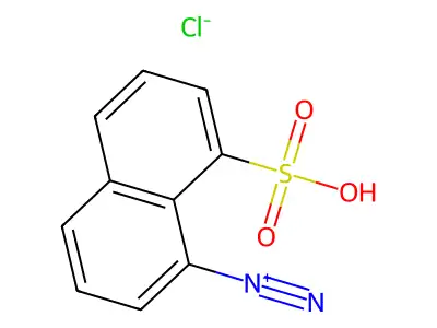 8-sulfonaphthalene-1-diazonium Chloride structure