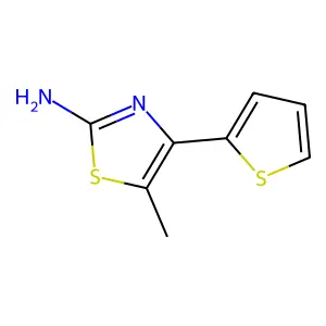 5-Methyl-4-(2-thienyl)-1,3-thiazol-2-amine structure