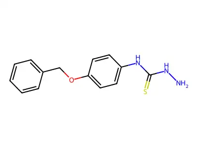 N-(4-(Phenylmethoxy)phenyl)hydrazinecarbothioamide structure