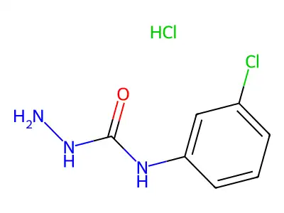 4-(3-Chlorophenyl)semicarbazide hydrochloride structure