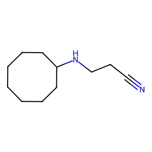 3-(Cyclooctylamino)propionitrile structure