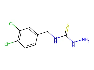 4-(3,4-Dichlorobenzyl)-3-thiosemicarbazide structure