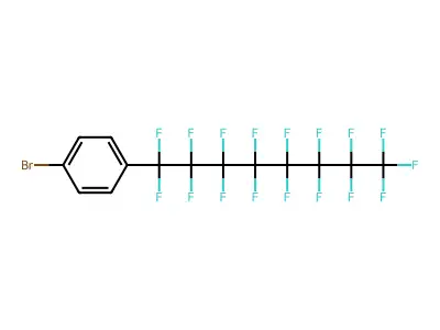 1-Bromo-4-(heptadecafluorooctyl)benzene structure