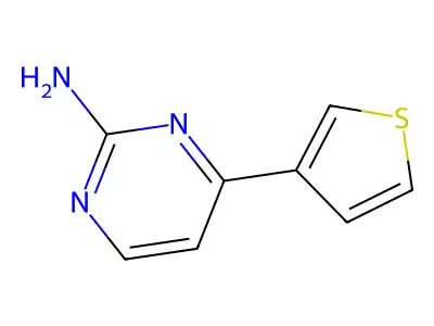 4-(3-Thienyl)-2-pyrimidinamine structure
