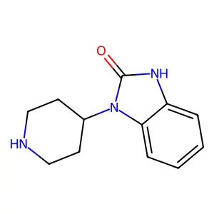 1,3-Dihydro-1-(4-piperidinyl)-2H-benzimidazol-2-one structure