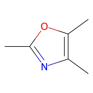 2,4,5-Trimethyloxazole structure