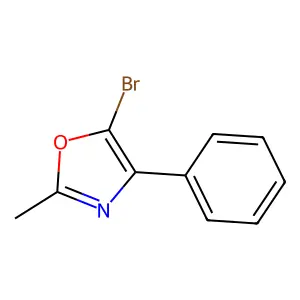 5-Bromo-2-methyl-4-phenyl-1,3-oxazole structure