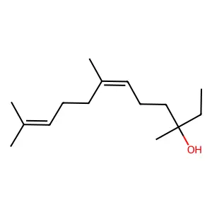 6,10-Dodecadien-3-ol, 3,7,11-trimethyl-, (Z)- structure