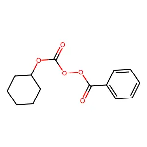 Benzoyl(cyclohexyloxy)carbonylperoxide structure