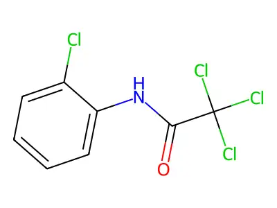 Acetamide, 2,2,2-trichloro-N-(2-chlorophenyl)- structure