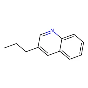 Quinoline, 3-propyl- structure