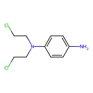 N1,N1-双(2-氯乙基)-1,4-苯二胺 structure