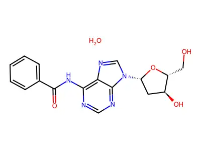 Adenosine, N(6)-benzoyl-2'-deoxy- structure
