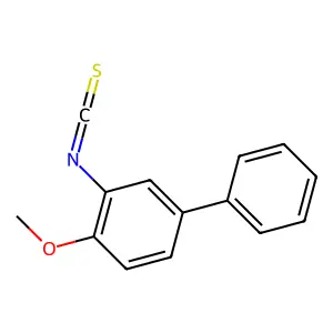 3-Isothiocyanato-4-methoxy-1,1'-biphenyl structure