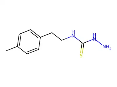 4-(4-Methylphenethyl)-3-thiosemicarbazide structure