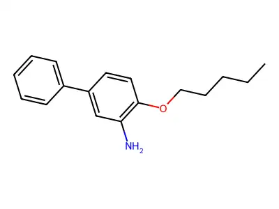 2-Pentyloxy-5-phenylaniline structure