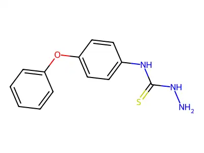 N-(4-Phenoxyphenyl)hydrazinecarbothioamide structure