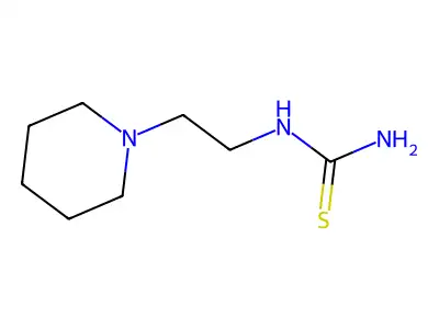 N-(2-(1-Piperidinyl)ethyl)thiourea structure