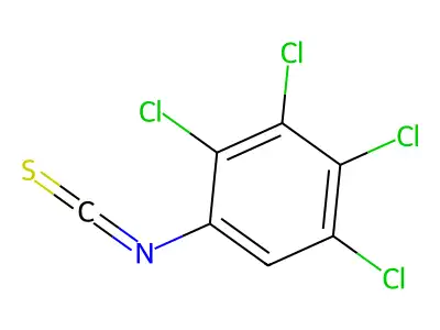 2,3,4,5-Tetrachlorophenyl isothiocyanate structure