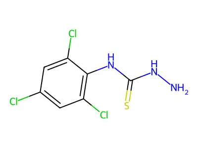 4-(2,4,6-Trichlorophenyl)-3-thiosemicarbazide structure
