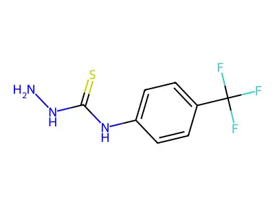 4-[4-(Trifluoromethyl)phenyl]-3-thiosemicarbazide structure