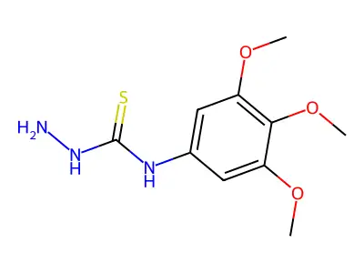 N-(3,4,5-Trimethoxyphenyl)hydrazinecarbothioamide structure