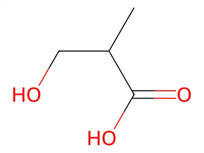 3-羟基异丁酸 structure