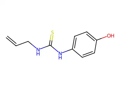 1-(4-Hydroxyphenyl)-3-prop-2-enylthiourea structure