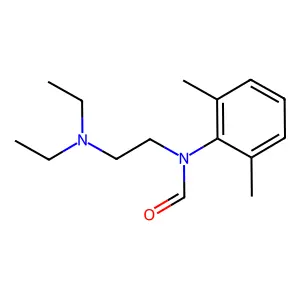 Formanilide, N-(2-(diethylamino)ethyl)-2',6'-dimethyl- structure