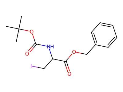 N-Boc-3-Iodo-L-alanine benzyl ester structure