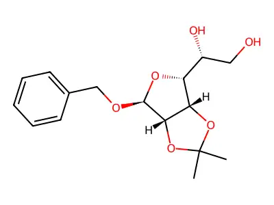 Benzyl 2,3-O-Isopropylidene-alpha-D-mannofuranoside structure