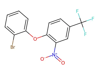 4-(2-Bromophenoxy)-2-nitro-1-(trifluoromethyl)benzene structure