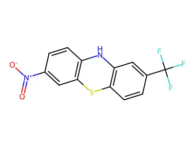 7-Nitro-2-(trifluoromethyl)-10H-phenothiazine structure