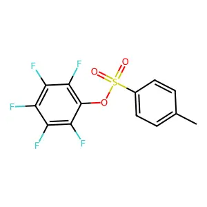 2,3,4,5,6-Pentafluorophenyl 4-methylbenzenesulfonate structure