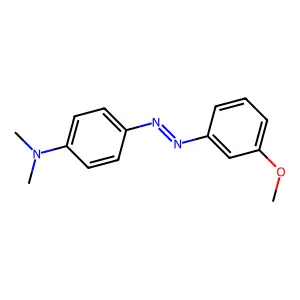 4-(Dimethylamino)-3'-methoxyazobenzene structure