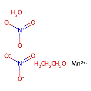 Manganese nitrate tetrahydrate structure