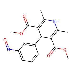 尼卡地平二甲酯 structure