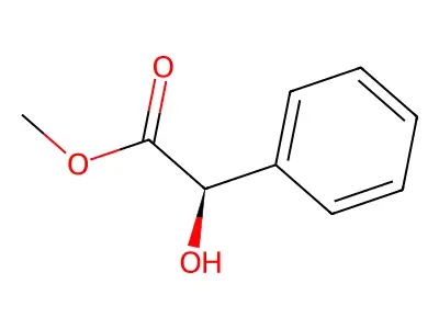 Methyl (R)-(-)-mandelate structure