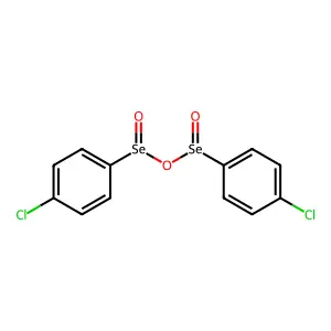 (4-Chlorophenyl)seleninyl 4-chlorobenzeneseleninate structure