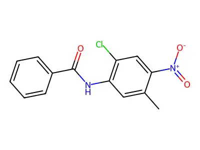 N-(2-chloro-5-methyl-4-nitrophenyl)benzamide structure
