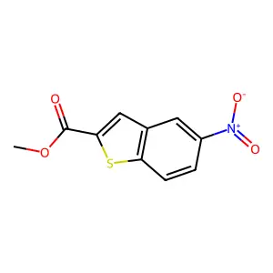 Methyl 5-nitro-1-benzothiophene-2-carboxylate structure